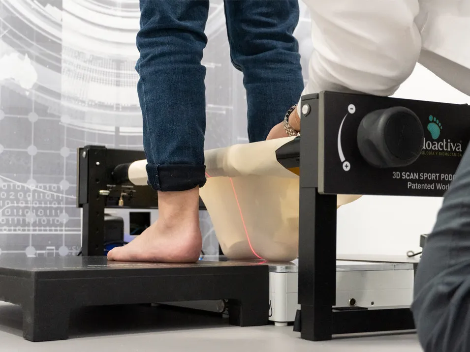 Escaneo del pie con 3D Scan Podoactiva